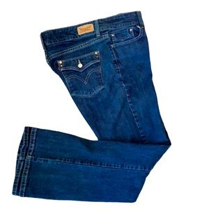 LEVI'S Jeans 536 Slender Boot Cut Blue Denim Jeans